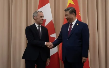 Carney-Xi meeting marks shift in Canada-China ties.