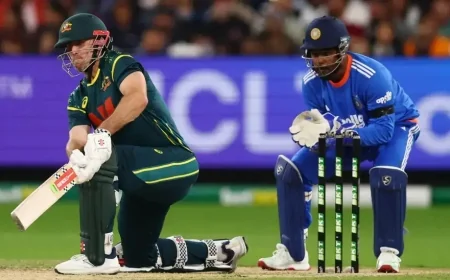 Australia Crush India for Easy T20 Win in Melbourne