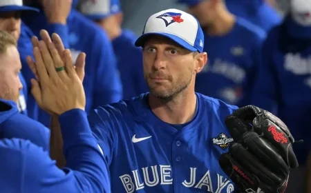 Max Scherzer of the Blue Jays will start Game 7 after the Dodgers