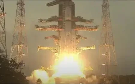 Bahubali Rocket Launches ISRO’s Largest Communication Satellite