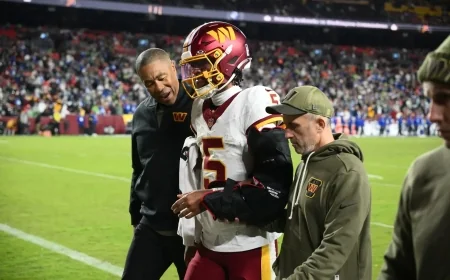 Jayden Daniels Suffers Major Injury in Washington’s Loss