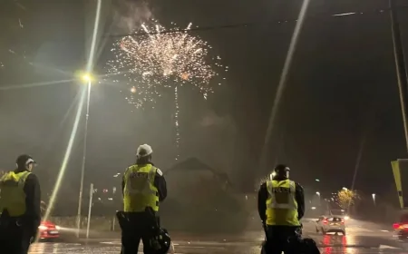 Major police operation at Bonfire Night riot sites