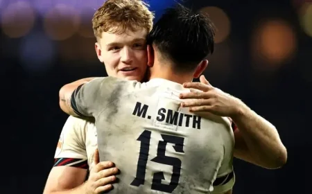 Fin Smith to Start at No 10 in England’s Revamped Lineup