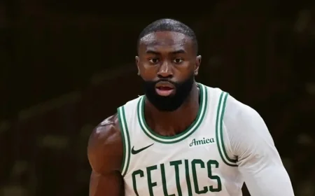 ESPN host tells Jaylen Brown to embrace bald look after hair mishap