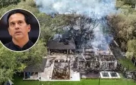 Massive fire destroys home owned by Heat coach Erik Spoelstra