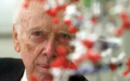 James Watson co-discoverer of DNA's double-helix structure has died
