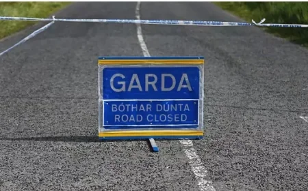 A 40-year-old man and woman were injured in a two-car collision