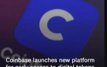 Coinbase Launches New Platform for Early Access to Digital Tokens