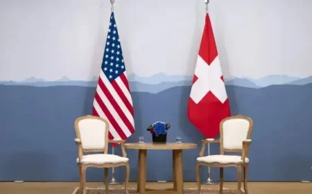 US and Switzerland working on a deal to cut tariffs by 39%