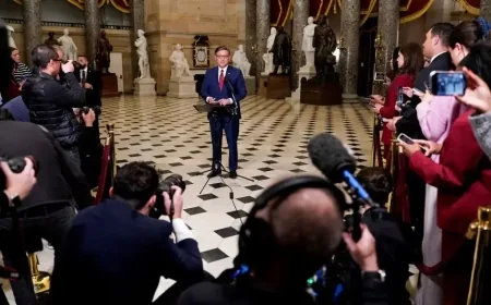 Johnson shifts strategy on Epstein files vote