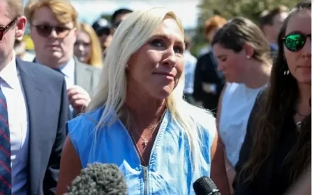 Lawmaker Marjorie Taylor Greene blames Trump for