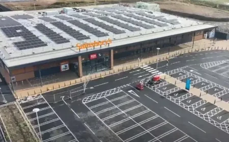 Sainsbury's opens huge new supermarket in UK town