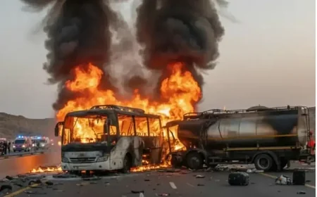 Dozens of Indian pilgrims feared dead in Saudi crash