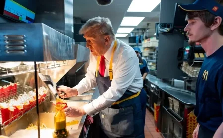 Trump is the first fry cook to become president