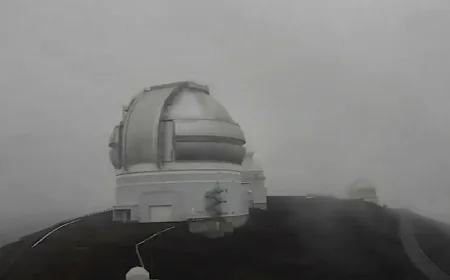 Hawaii sees snow before parts of Canada