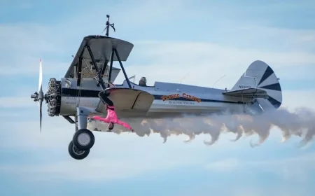 Largest aircraft in the world seen over US. What is it doing?