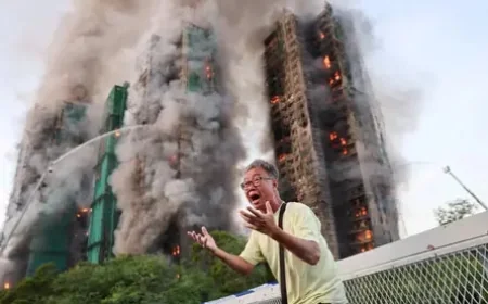 Hong Kong Fire Death Toll Hits 55 Amid Negligence Claims