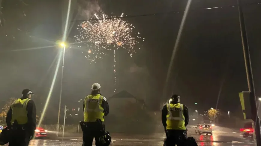 Major police operation at Bonfire Night riot sites