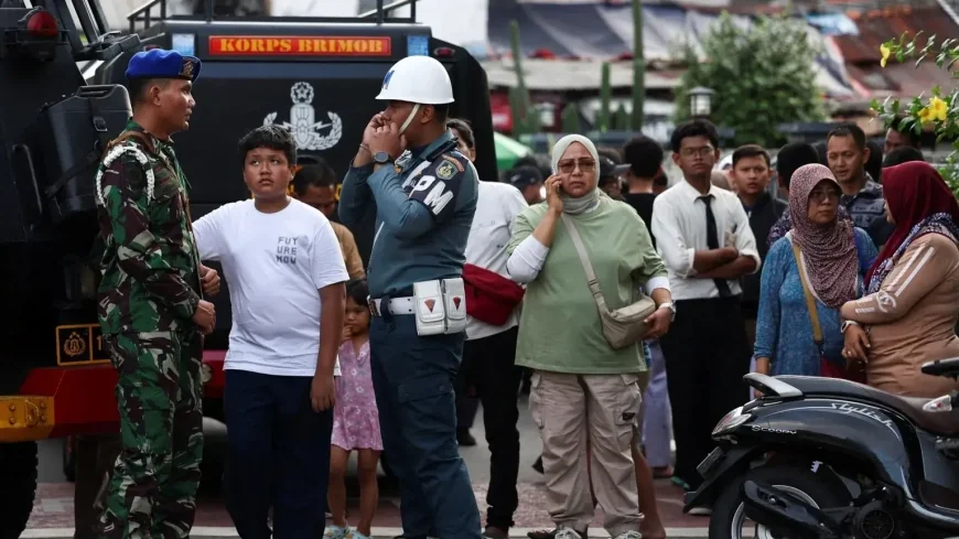 Fifty four injured in mosque explosion at Jakarta high school