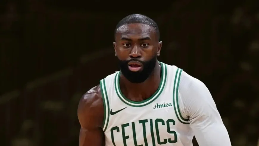 ESPN host tells Jaylen Brown to embrace bald look after hair mishap