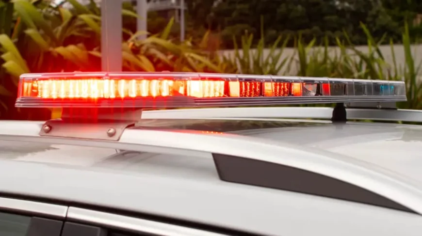 While arriving at the scene of the accident, he collided with a police car