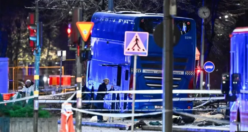 Stockholm Bus Stop Crash Kills Three
