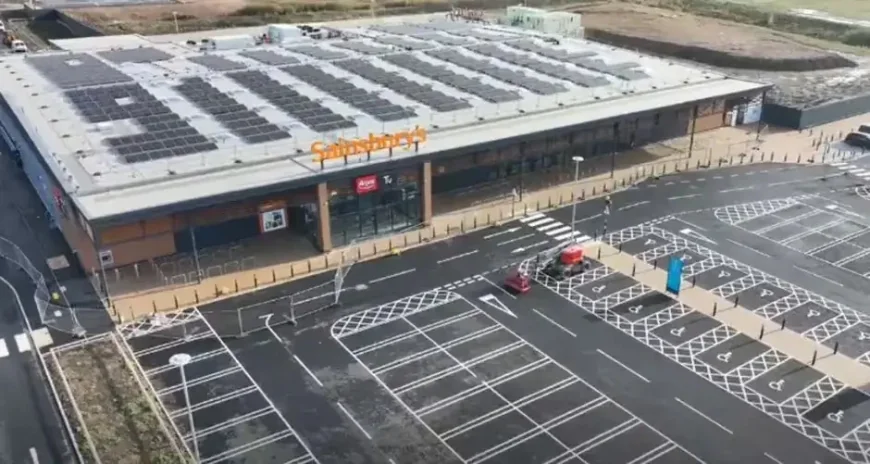 Sainsbury's opens huge new supermarket in UK town