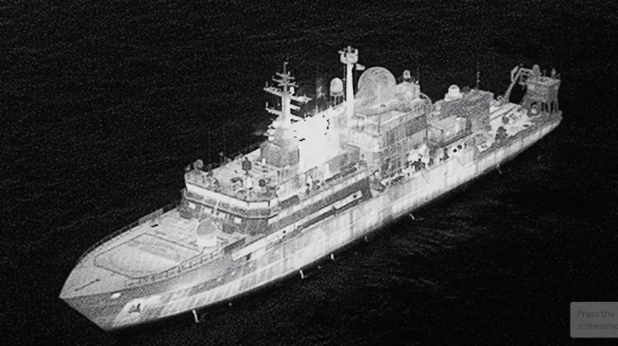 Russian spy ship fires lasers to blind RAF pilots
