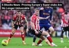 5 Shocks Proving Europe’s Super clubs Are No Longer Untouchable