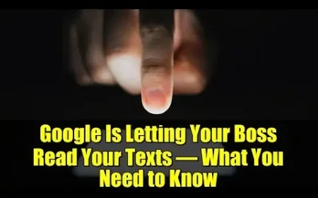 Google’s New Policy: Sharing Texts With Employers