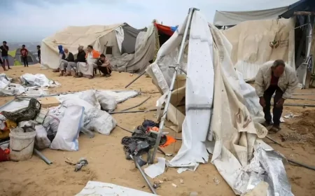 UK criticises delay in Gaza aid as tents take a year to arrive