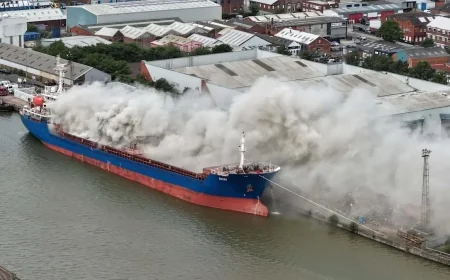 Investigation Finds Battery Likely Sparked Ship Fire