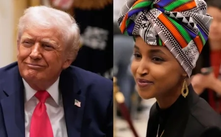 Trump Escalates Attack on Somali Community Ilhan Omar
