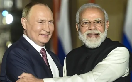 Putin's India Visit: Modi Greets Russian President