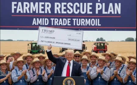 Trump Unveils $12B Farmer Rescue Plan Amid Trade Turmoil