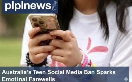 Australia’s Teen Social Media Ban Sparks Emotional Farewells