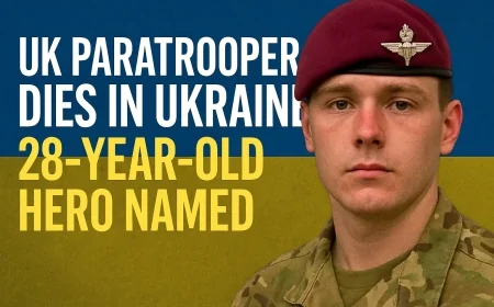 UK Paratrooper Dies in Ukraine: 28-Year-Old Hero Named