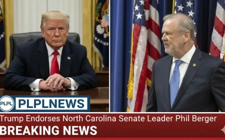 Trump Endorses North Carolina Senate Leader Phil Berger