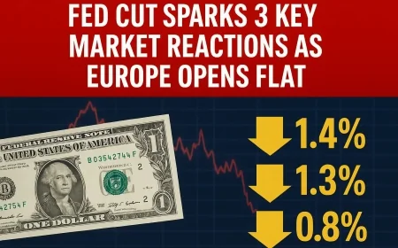 Fed Cut Sparks 3 Key Market Reactions as Europe Opens Flat