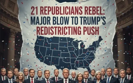 21 Republicans Rebel: Major Blow to Trump’s Redistricting Push