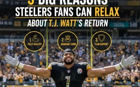 3 Big Reasons Steelers Fans Can Relax About T.J. Watt’s Return