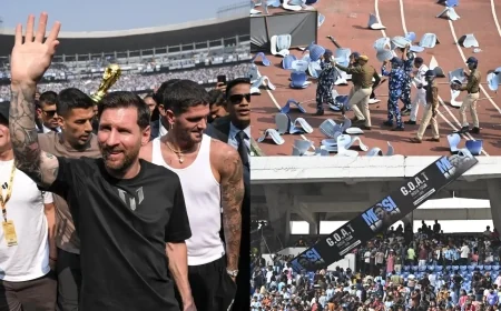Messi Event in India Turns Chaotic as Fans Throw Chairs