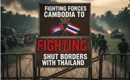Fighting Forces Cambodia to Shut Borders with Thailand