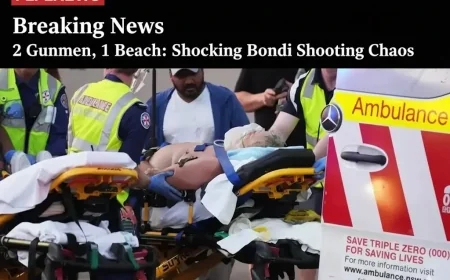 2 Gunmen, 1 Beach: Shocking Bondi Shooting Chaos
