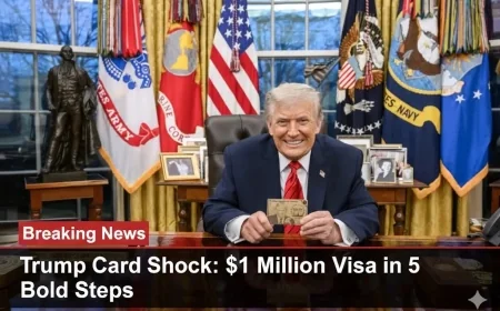 Trump Card Shock $1 Million Visa in 5 Bold Steps