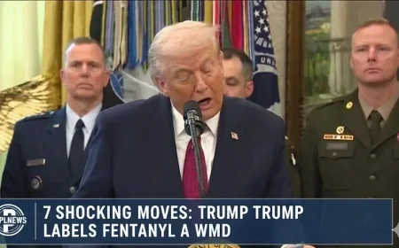 7 Shocking Moves: Trump Labels Fentanyl a WMD