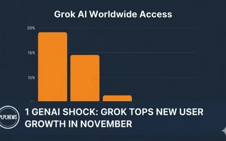 1 GenAI Shock: Grok Tops New User Growth in November