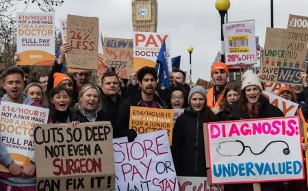 Doctors Strike for 5 Days Amid Record Flu Wave in UK