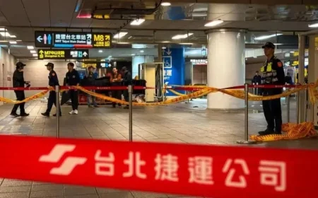 Smoke Bomb Chaos: Knife Attacker Kills 3 in Taiwan Metro
