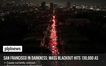 San Francisco in Darkness: Mass Blackout Hits 130,000 as